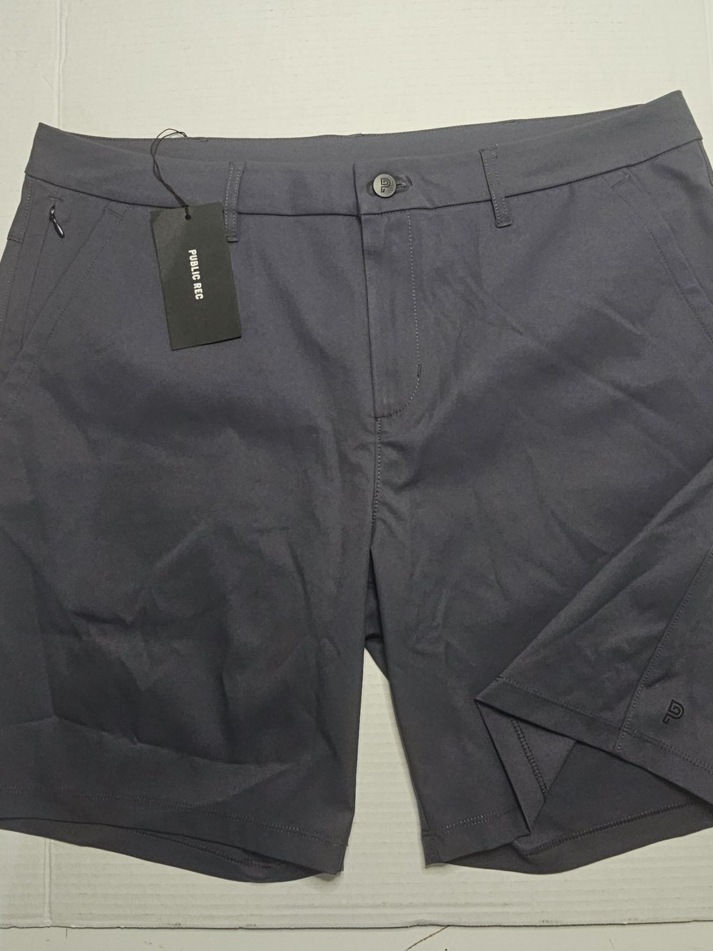 Public Rec Workday Short 2.0 Slate Size 36 NWT Performance Golf Travel Shorts